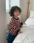 Little Foxx – Pudding Stripe Oversized Tee