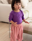 Little Foxx – Ribbed Aladdin Pants