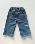 Little Foxx – Wide Denim Straight Pants