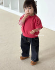 Little Foxx – Round Denim Spandex Baggy