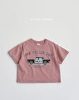 Car Print Short Sleeve Tee