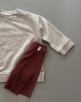 Oatmeal Cozy Set – Lässiges Sweatshirt & Radlerhose