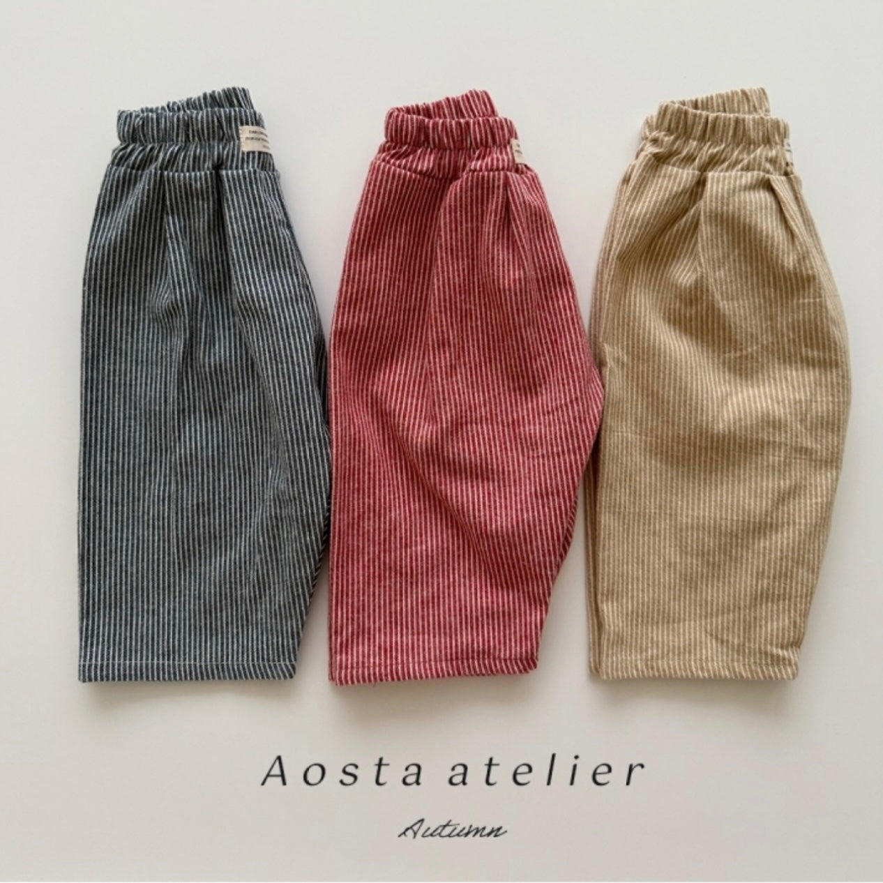 Louis Pants – Gestreifte Hose mit lockerem Fit