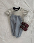 Volume Stripe Jogger Pants
