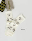 Line Dog Socks Set