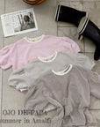 Check Puff Tee