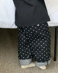 Dot Denim Pants