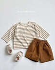 Cuff Stripe Tee