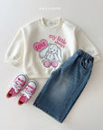 Little Foxx – Curved Denim Pants