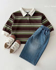 Little Foxx – Chestnut Collar Tee