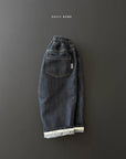 Little Foxx – Roll-Up Raw Denim Pants