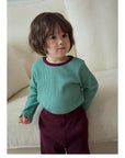 Little Foxx – Ribbed Color Block Loungewear