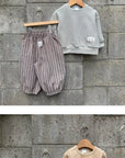 Little Foxx – Striped Banded Pants