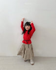 Check Tiered Skirt