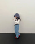 Dot Denim Pants