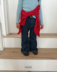 Little Foxx – Chenille Bootcut Denim Pants