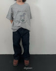 Dot Denim Pants
