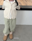 Little Foxx – Cherry Striped Jogger Pants