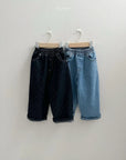 Dot Denim Pants