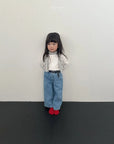 Dot Denim Pants