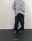 Dot Denim Pants