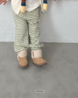 Little Foxx – Cherry Striped Jogger Pants