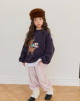 Little Foxx – Mink Velour Jogger Pants