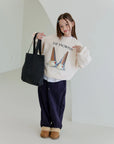 Little Foxx – Double Fleece Snow Sweatshirt