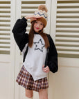 Little Foxx – Double Fleece Asymmetric Sweatshirt