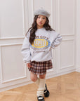 Little Foxx – Velour Woolen Check Shorts