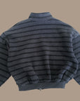 Little Foxx – Double Fleece Striped Zip-up