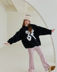 Little Foxx – Double Fleece Ribbon Sweatshirt