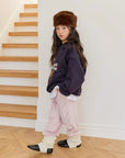 Little Foxx – Mink Velour Jogger Pants