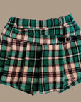 Little Foxx – Velour Woolen Check Shorts