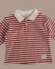 Little Foxx – Fine Striped Collar Tee