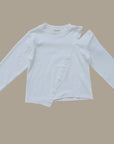Little Foxx – Diagonal Button Tee