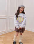 Little Foxx – Velour Woolen Check Shorts