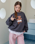 Little Foxx – Double Fleece Skirt Bear Sweatshirt