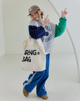 Little Foxx – Double Fleece Colorblock Sweatshirt
