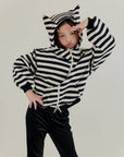 Little Foxx – Double Fleece Cat Hooded Zip-up