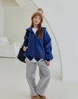 Little Foxx – Double Fleece Overfit Hooded Zip-up