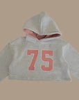 Little Foxx – Double Fleece 75 Crop Hoodie