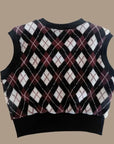 Little Foxx – Fleece Argyle Vest