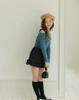 Little Foxx – Low Off-Shoulder Tee