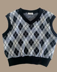 Little Foxx – Fleece Argyle Vest