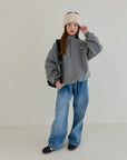 Little Foxx – Double Fleece Half Zip-up