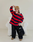 Little Foxx – Denggang Striped Collar Tee