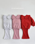 Round Collar Bootcut Set