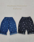 Round Denim Pants
