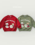 Happy Winter Brushed Sweatshirt